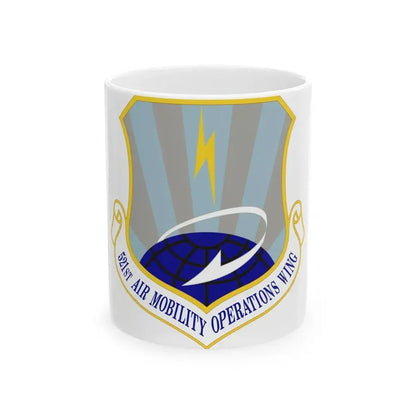 521st Air Mobility Operations Wing (U.S. Air Force) White Coffee Mug 11oz - Go Mug Yourself