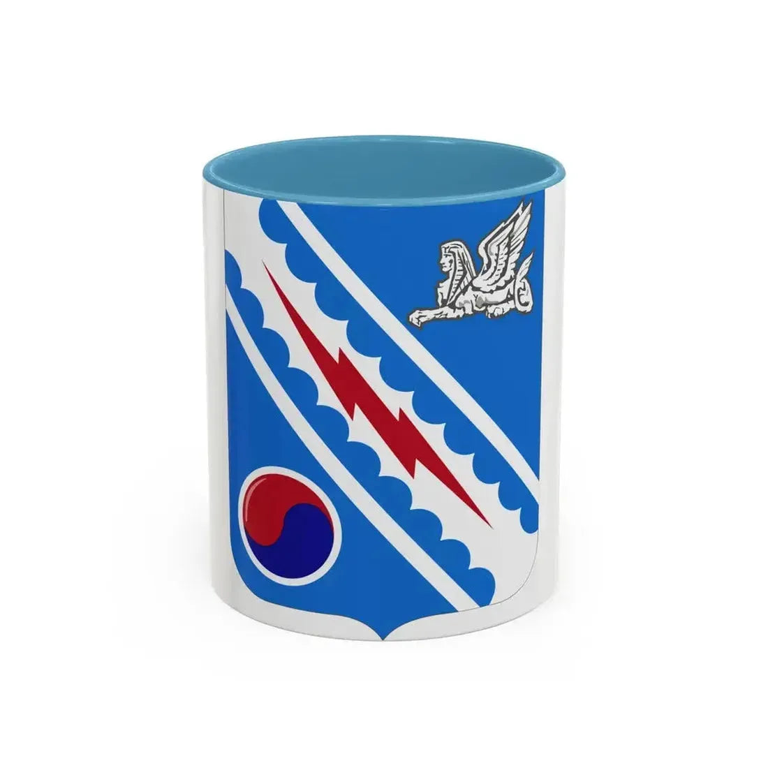 522 Military Intelligence Battalion 2 (U.S. Army) Accent Coffee Mug 11oz Light Blue - Go Mug Yourself
