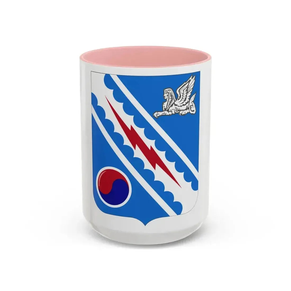 522 Military Intelligence Battalion 2 (U.S. Army) Accent Coffee Mug 15oz Pink - Go Mug Yourself
