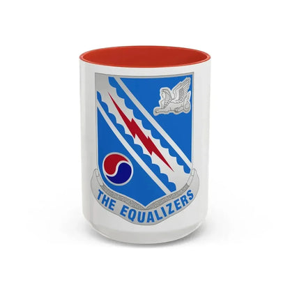 522 Military Intelligence Battalion (U.S. Army) Accent Coffee Mug 15oz Red - Go Mug Yourself