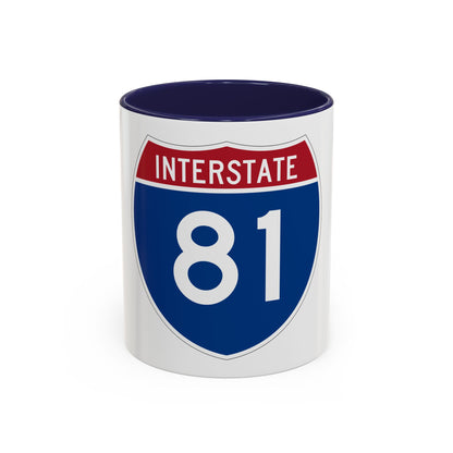 Interstate 81 (U.S. Highways) Accent Coffee Mug