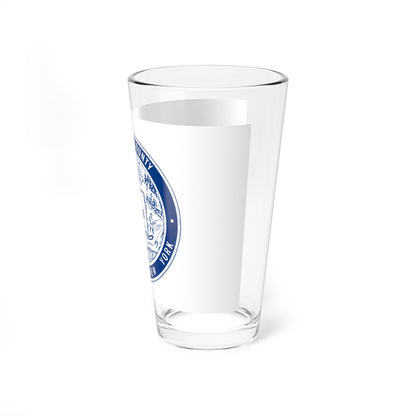 Flag of Allegany County New York (United States) Pint Glass 16oz