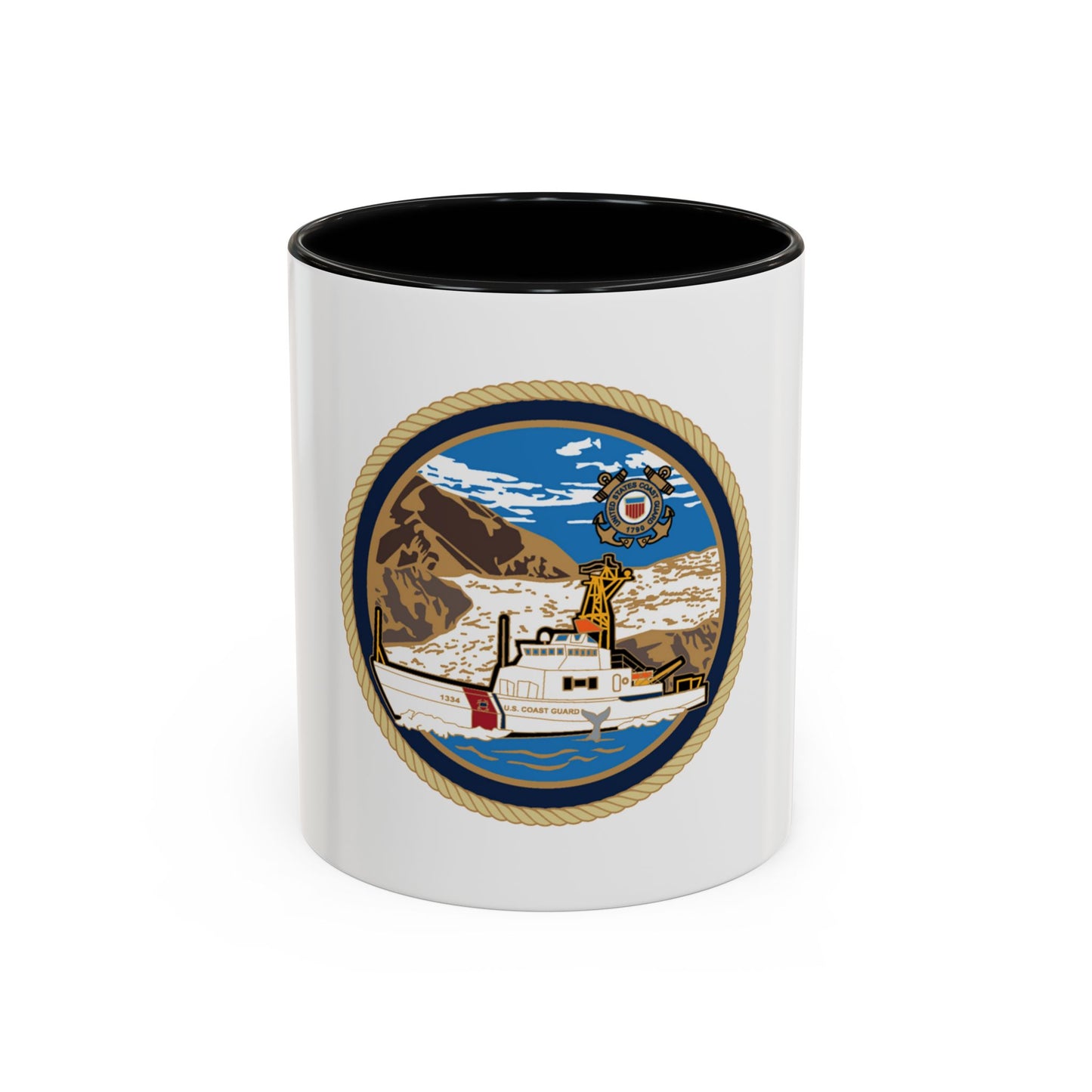 USCGC Liberty Boat (U.S. Coast Guard) Accent Coffee Mug