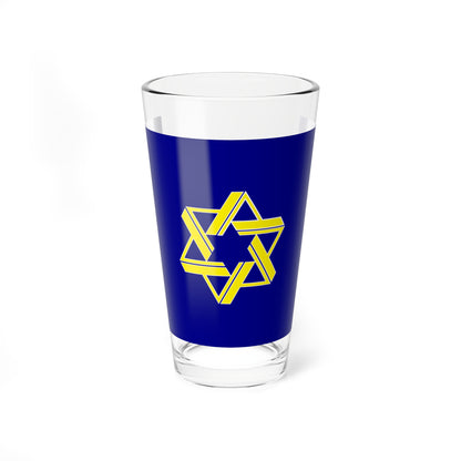 Flag of Makkari Hokkaido (Japan) Pint Glass 16oz