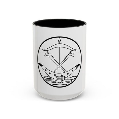Seal of Dahomey - Accent Coffee Mug