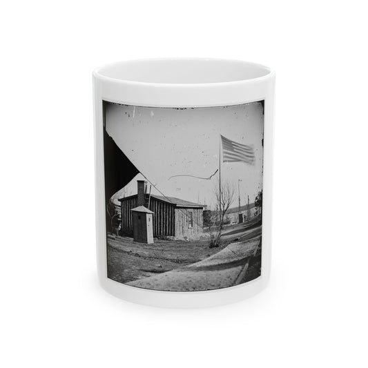 City Point, Va. Rear View Of Gen. Ulysses S. Grant's Headquarters (U.S. Civil War) White Coffee Mug