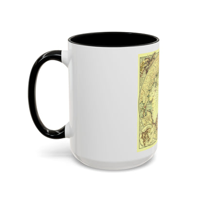 North Pole (1907) (Map) Accent Coffee Mug