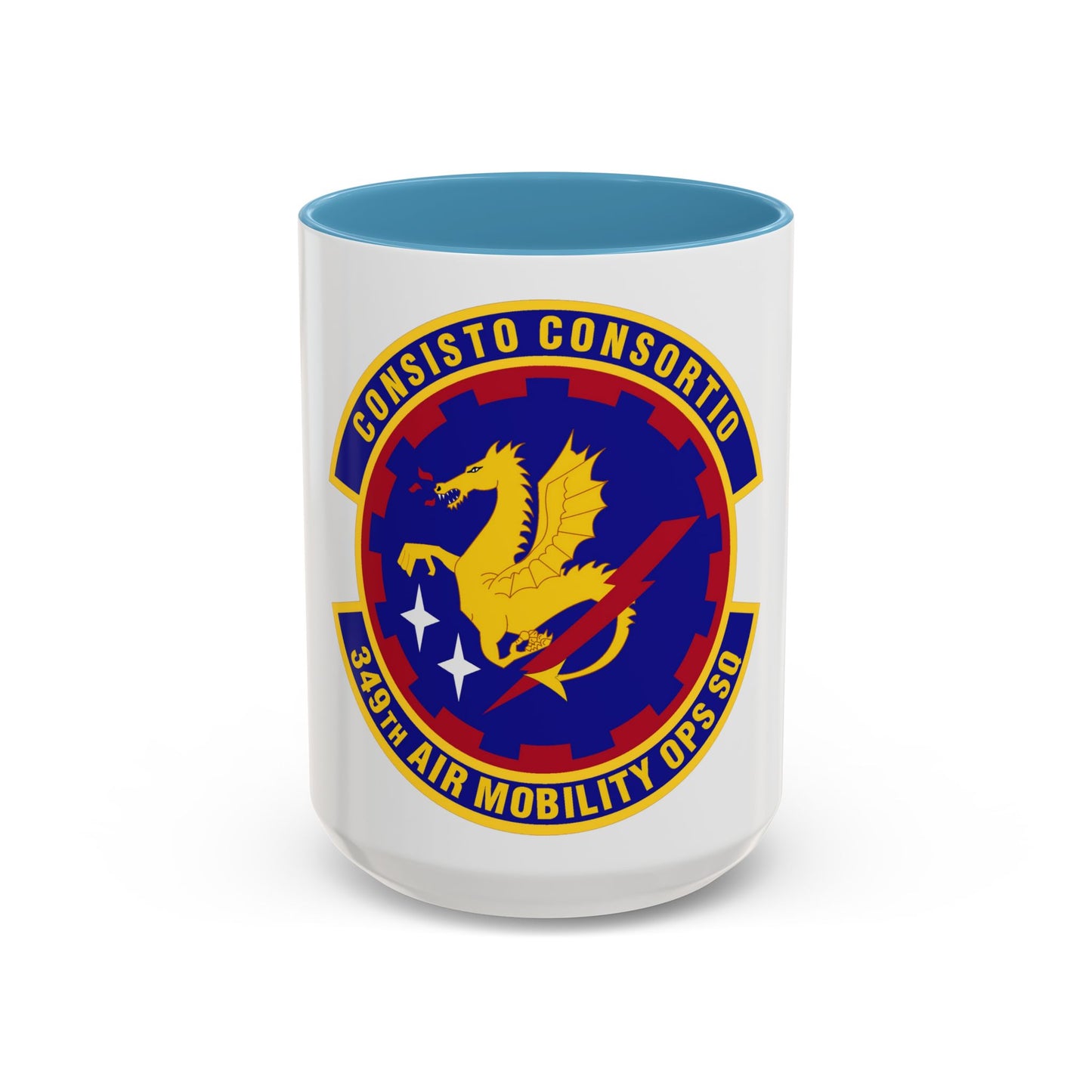 349th Air Mobility Operations Squadron (U.S. Air Force) Accent Coffee Mug