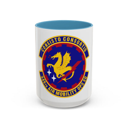 349th Air Mobility Operations Squadron (U.S. Air Force) Accent Coffee Mug