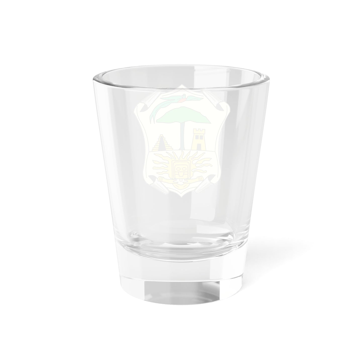 Escudo del Quiche (Guatemala) (Coat of Arms) Shot Glass 1.5oz