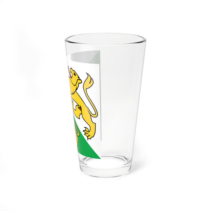 Flag of Canton of Thurgau (Switzerland) Pint Glass 16oz