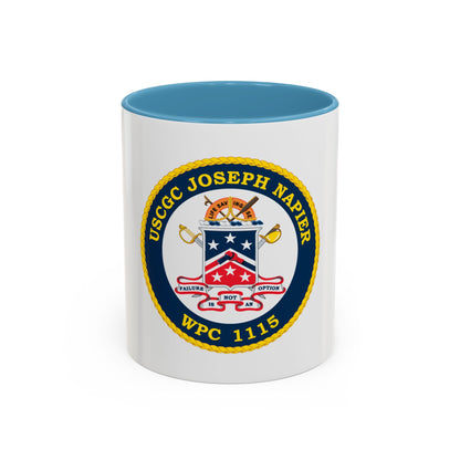 USCGC Joseph Napier WPC 115 (U.S. Coast Guard) Accent Coffee Mug