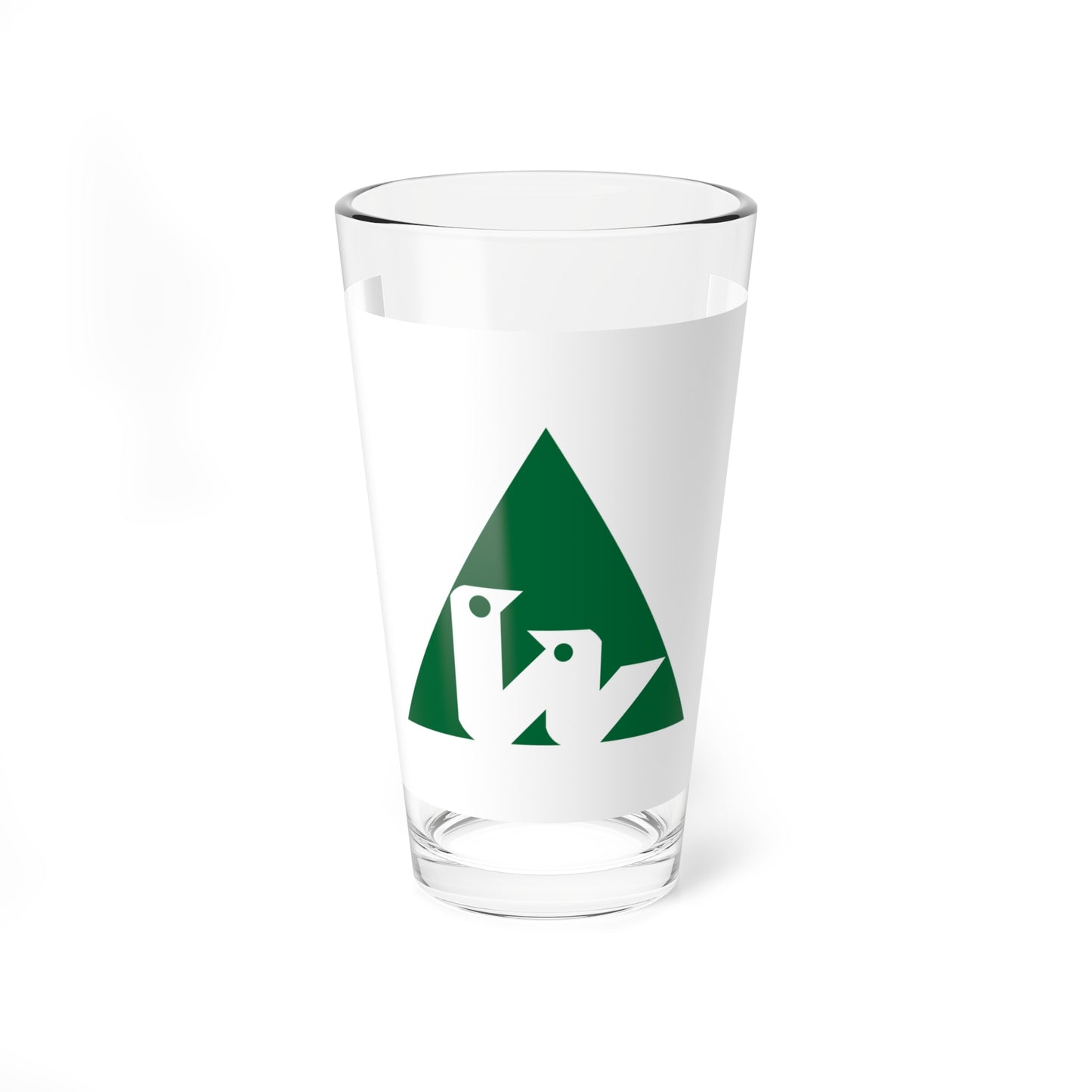 Flag of Nishi Ward Sapporo Hokkaido (Japan) Pint Glass 16oz