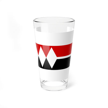 Saarijärvi.lippu (Finland) Pint Glass 16oz
