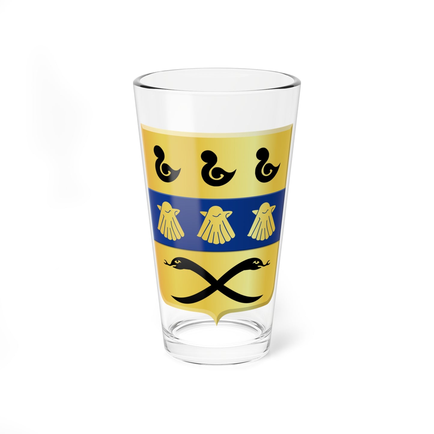 Vaux-sur-Sûre wapen (Belgium) (Coat of Arms) Pint Glass 16oz