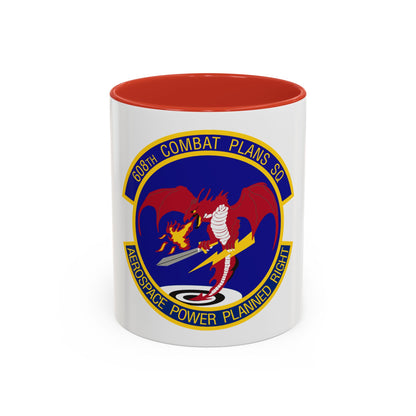 608th Combat Plans Squadron (U.S. Air Force) Accent Coffee Mug