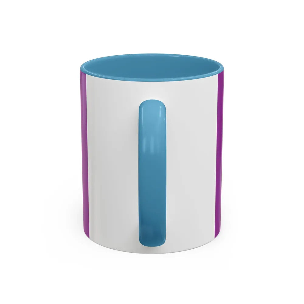 Labrys Lesbian Pride Flag - Accent Coffee Mug-Go Mug Yourself