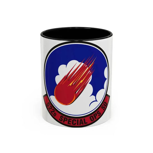 522d Special Operations Squadron (U.S. Air Force) Accent Coffee Mug 11oz Black - Go Mug Yourself