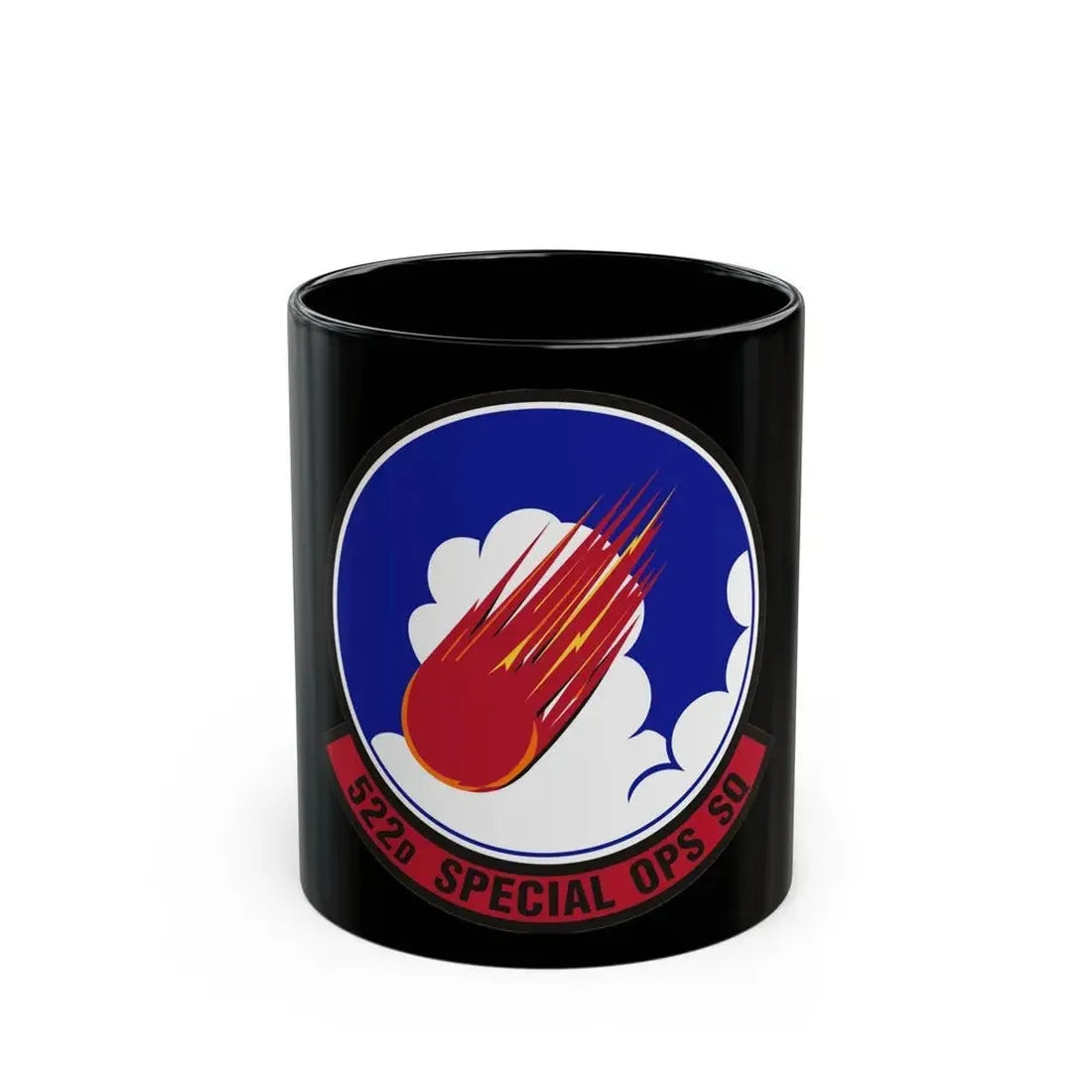522d Special Operations Squadron (U.S. Air Force) Black Coffee Mug 11oz - Go Mug Yourself
