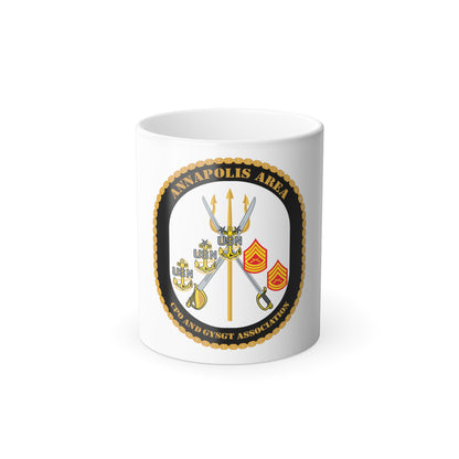 CPO & GySgt Assoc Annapolis Area (U.S. Navy) Color Changing Mug 11oz