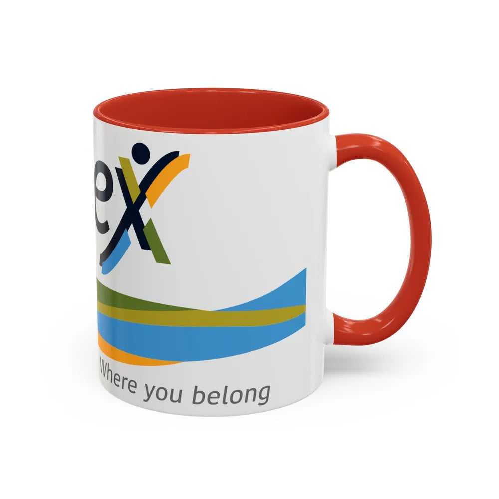 Essex Ontario Flag Canada - Accent Coffee Mug-Go Mug Yourself