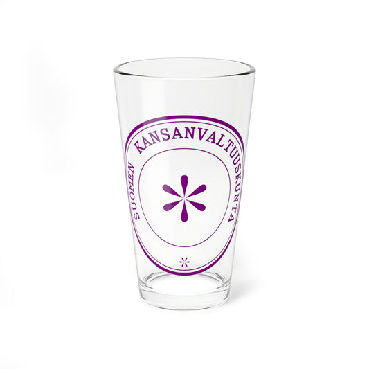 Suomen kansanvaltuuskunta seal 1918 (Finland) (Coat of Arms) Pint Glass 16oz