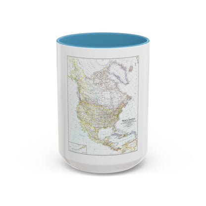 North America (1942) (Map) Accent Coffee Mug
