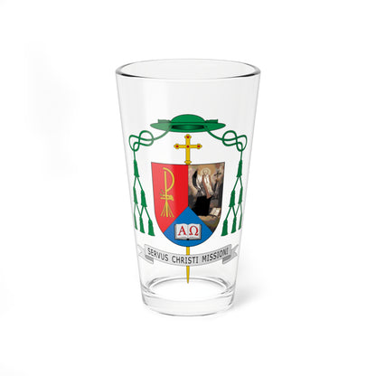 Escudo de Fernando Barbosa dos Santos (Spain) (Coat of Arms) Pint Glass 16oz