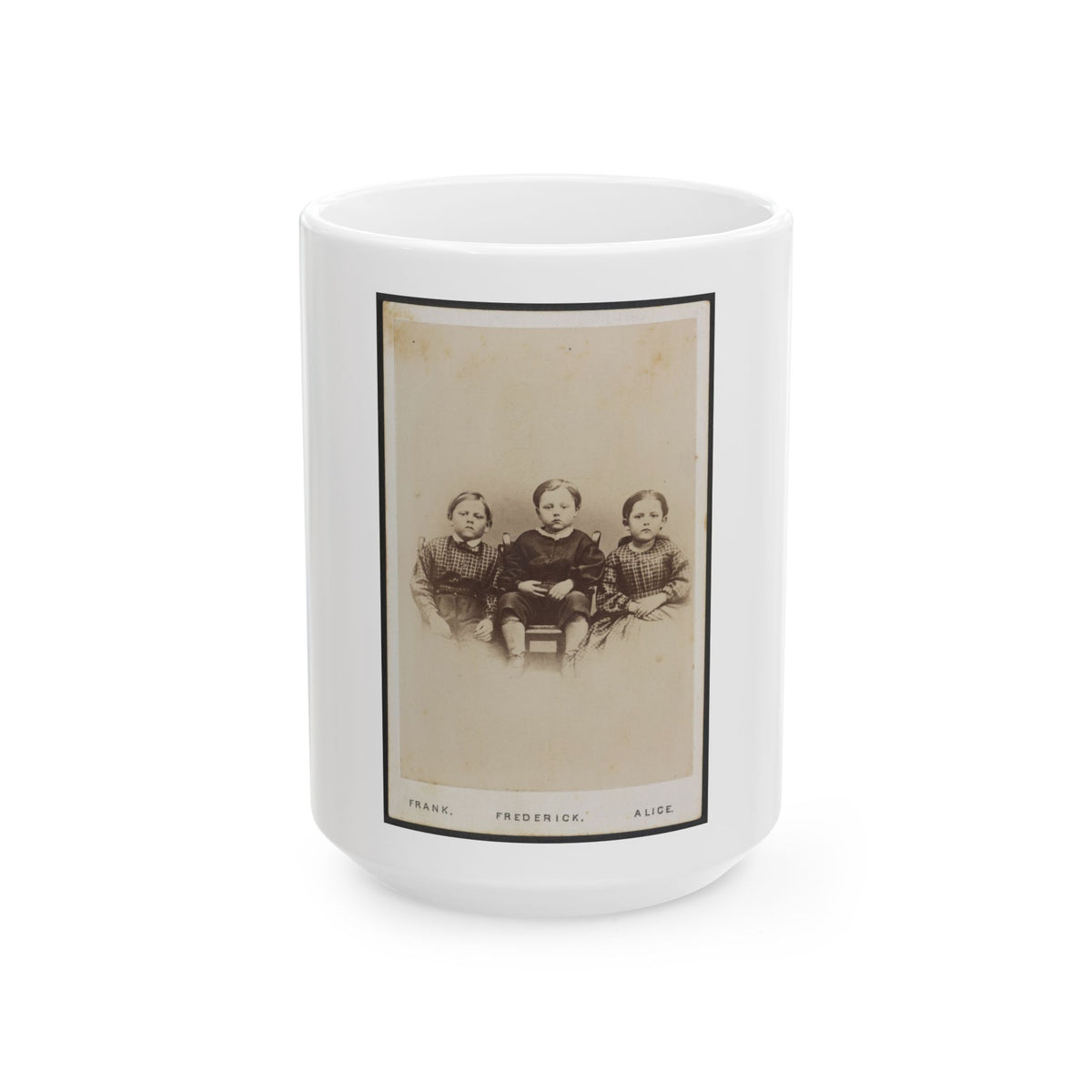 The Children Of The Battle Field (U.S. Civil War) White Coffee Mug