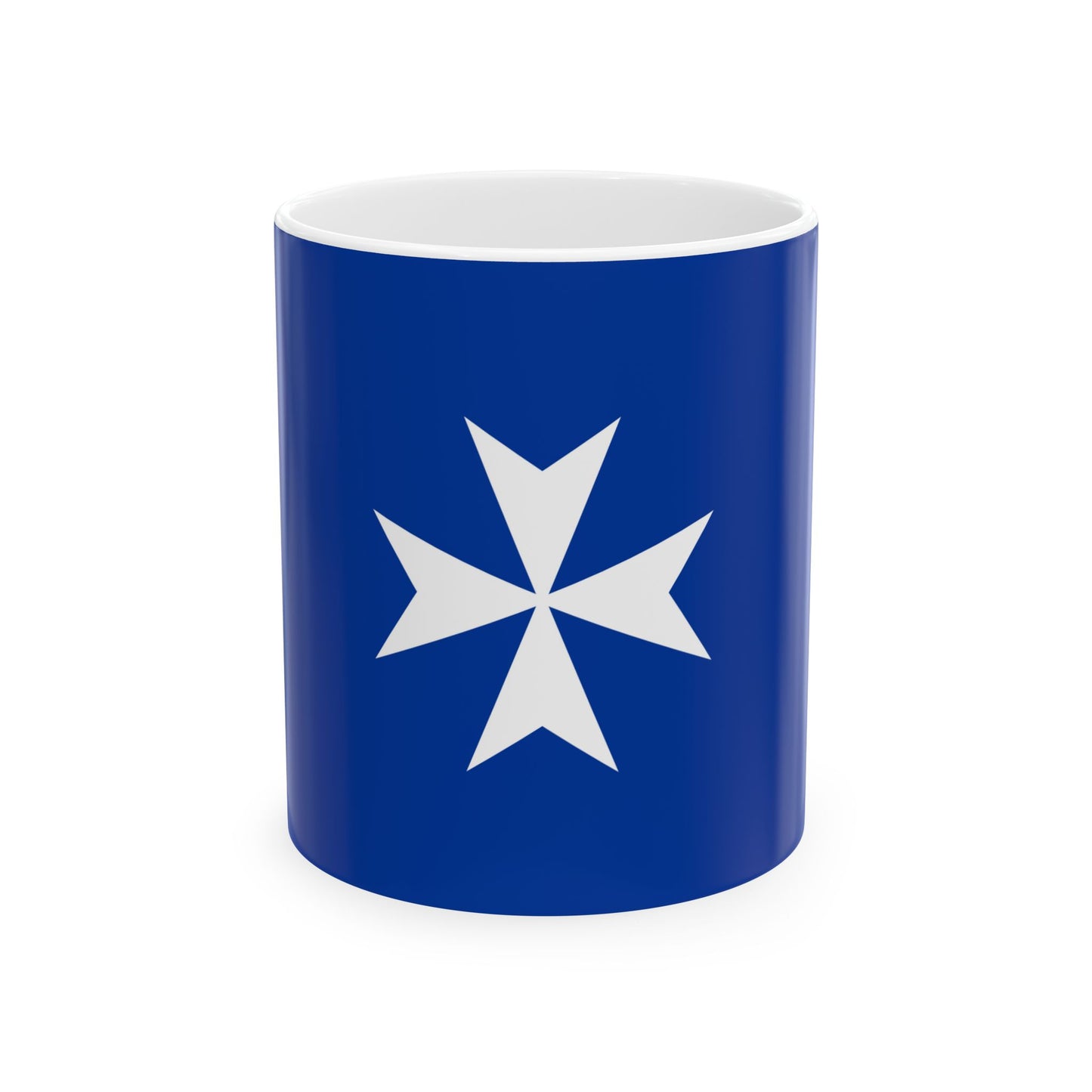 Flag of Republic of Amalfi Italy - White Coffee Mug-11oz-Go Mug Yourself