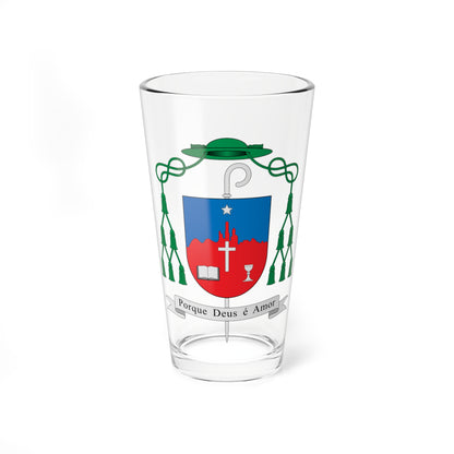 Escudo de Joaquim Giovani Mol Guimarães (Spain) (Coat of Arms) Pint Glass 16oz