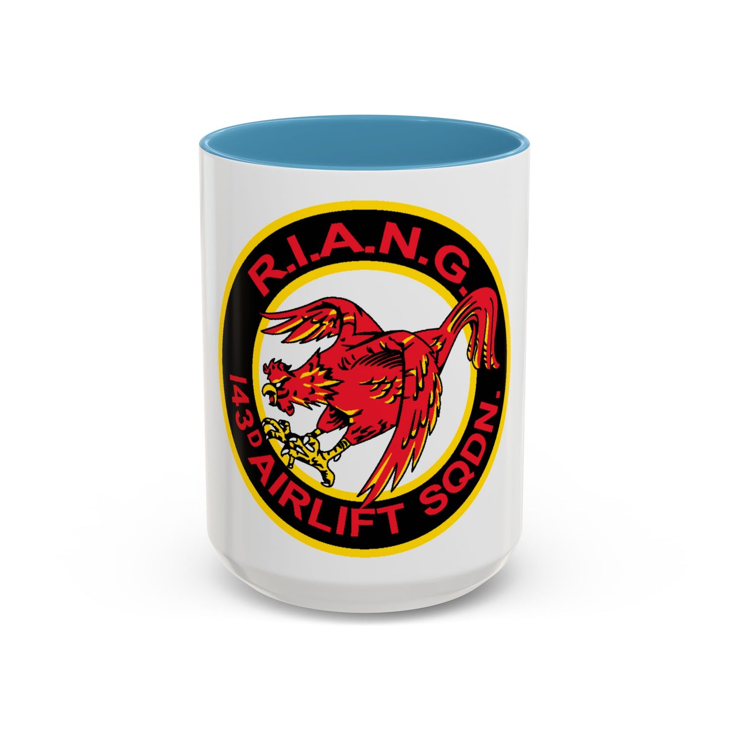 R.I.A.N.G. 143rd Airlift Sq (U.S. Air Force) Accent Coffee Mug