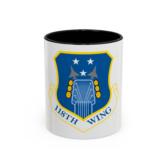 118th Wing ANG (U.S. Air Force) Accent Coffee Mug