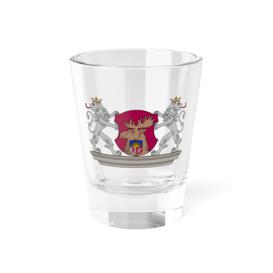 Jelgava COA great (Latvia) (Coat of Arms) Shot Glass 1.5oz