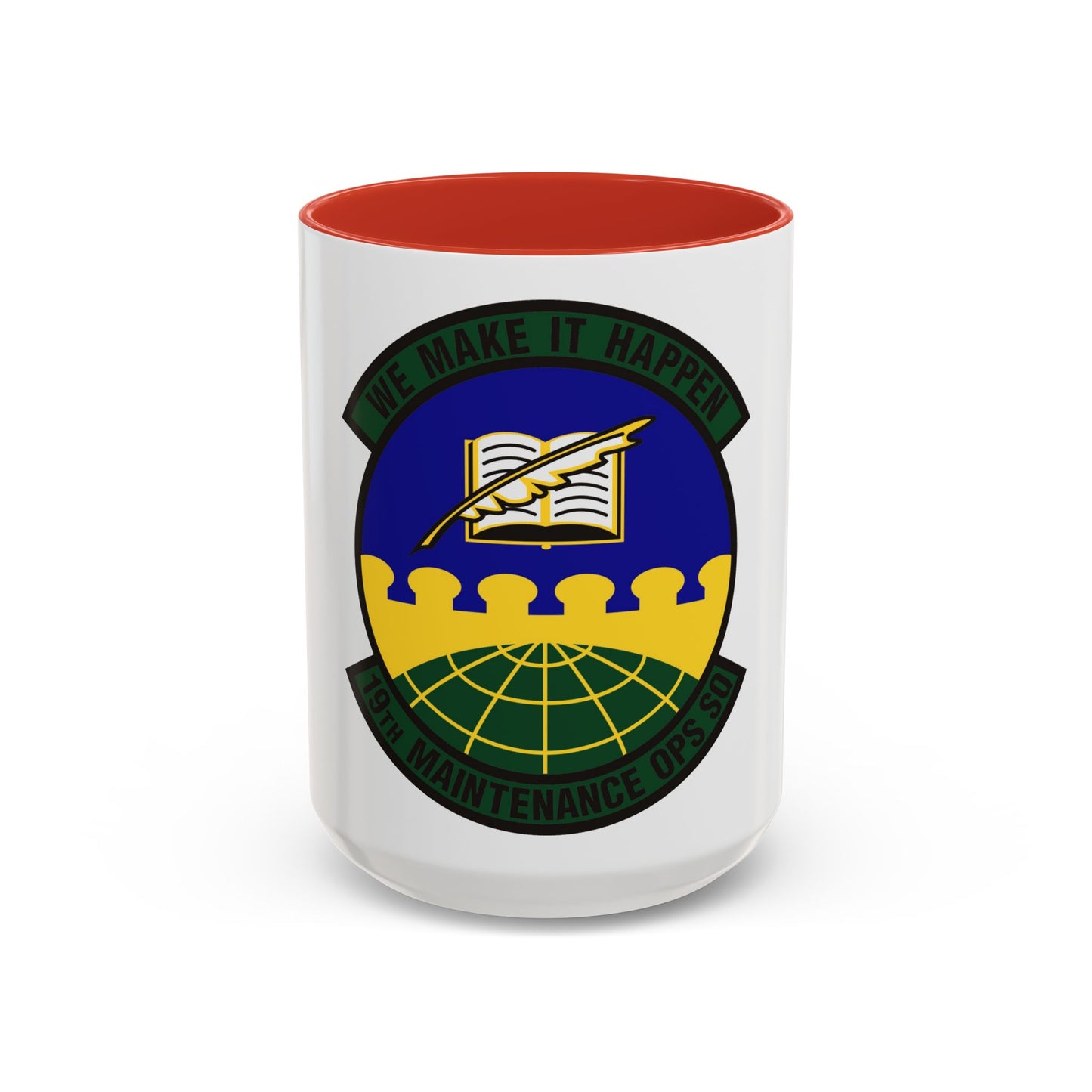19th Maintenance Operations Squadron (U.S. Air Force) Accent Coffee Mug