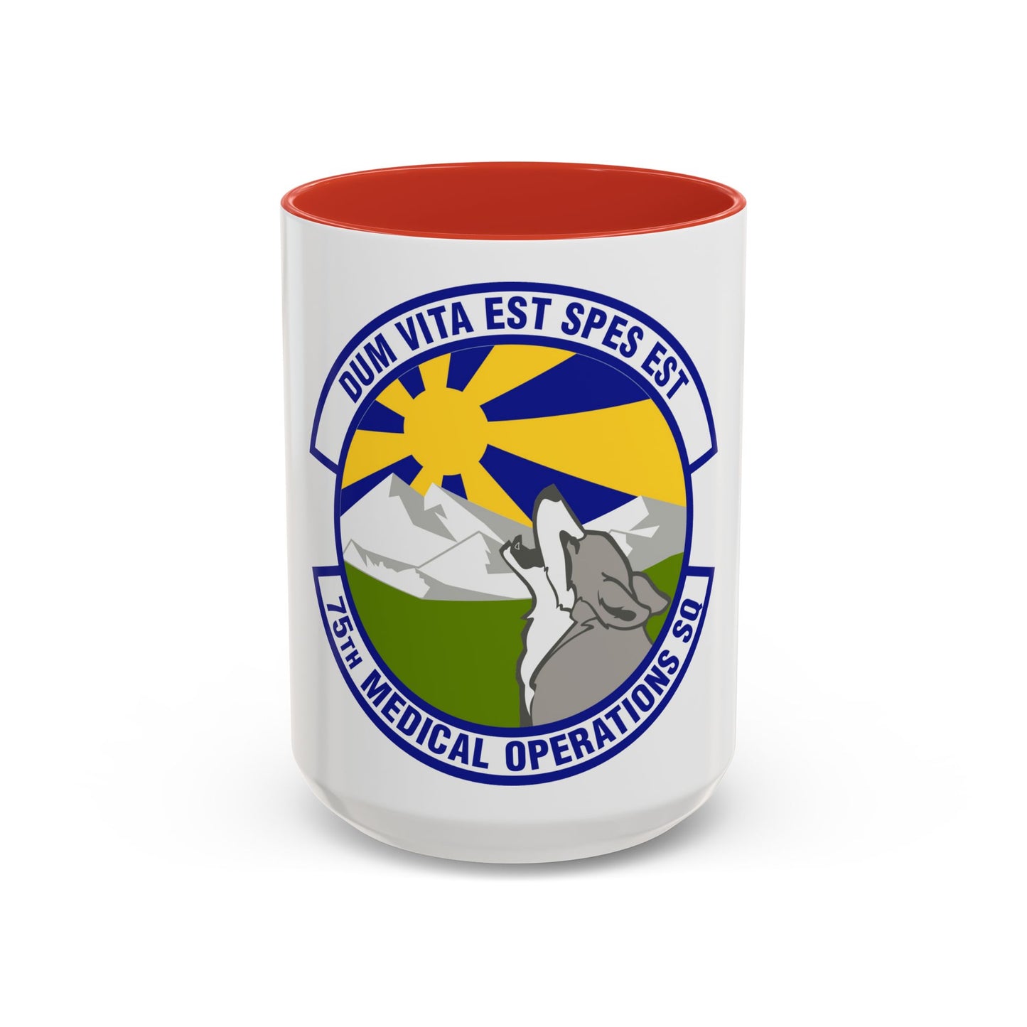 75th Medical Operations Squadron (U.S. Air Force) Accent Coffee Mug