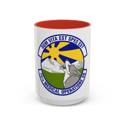 75th Medical Operations Squadron (U.S. Air Force) Accent Coffee Mug
