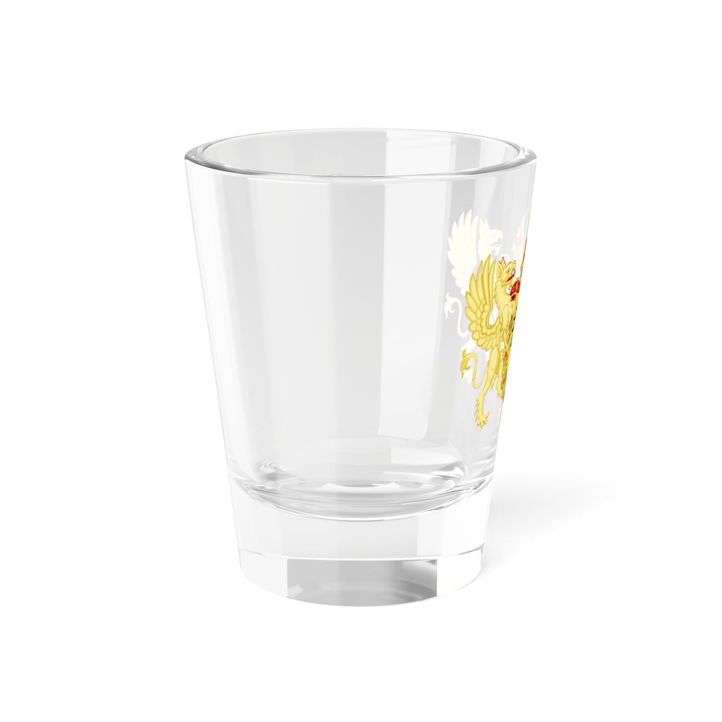 Ornamented Coat of Arms of Leopold I Holy Roman Emperor (Austria) (Coat of Arms) Shot Glass 1.5oz