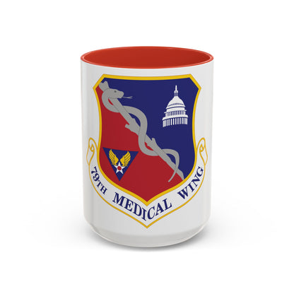 79th Medical Wing (U.S. Air Force) Accent Coffee Mug