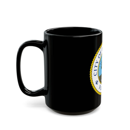 Seal of Bradenton Florida - Black Coffee Mug
