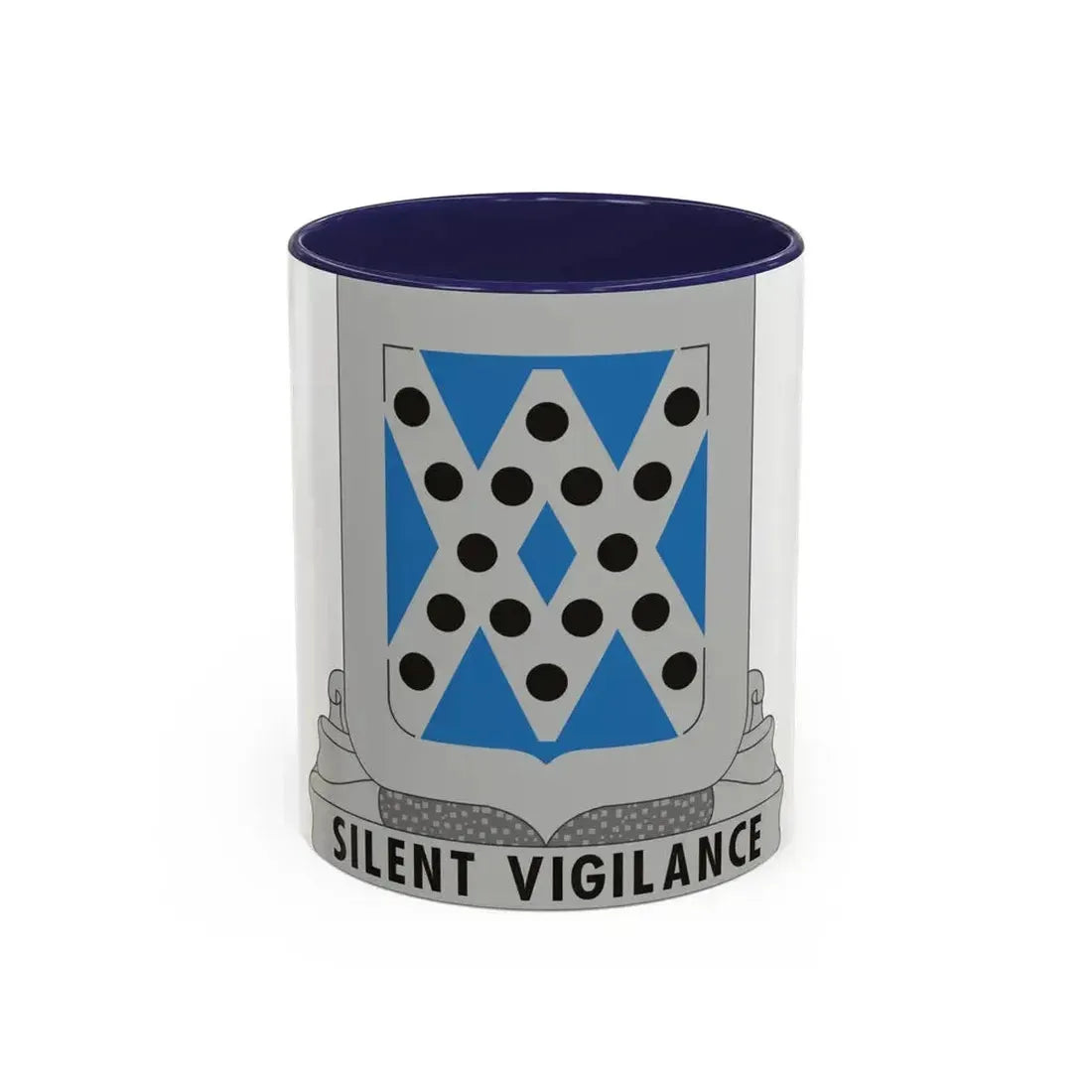 524 Military Intelligence Battalion (U.S. Army) Accent Coffee Mug 11oz Navy - Go Mug Yourself