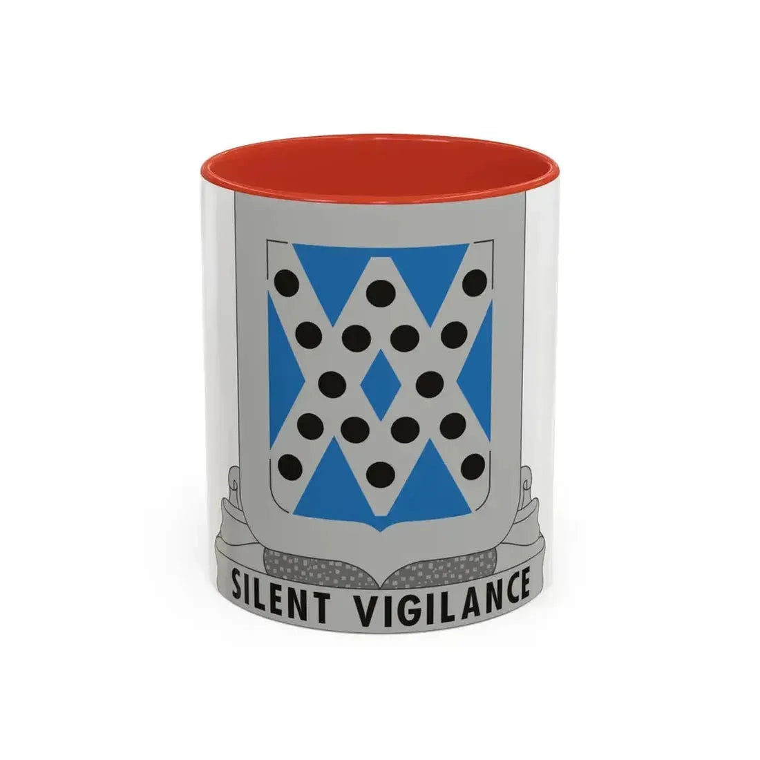 524 Military Intelligence Battalion (U.S. Army) Accent Coffee Mug 11oz Red - Go Mug Yourself