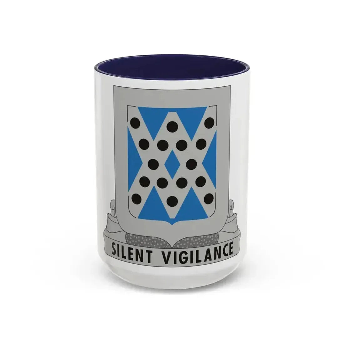 524 Military Intelligence Battalion (U.S. Army) Accent Coffee Mug 15oz Navy - Go Mug Yourself