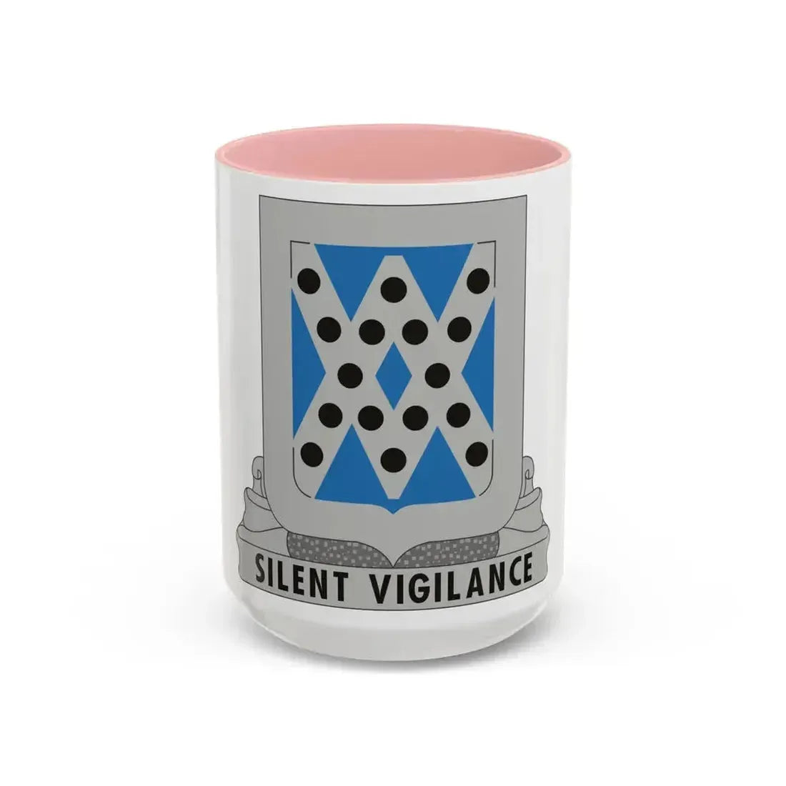 524 Military Intelligence Battalion (U.S. Army) Accent Coffee Mug 15oz Pink - Go Mug Yourself
