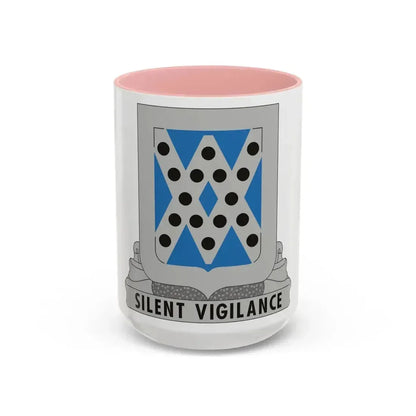 524 Military Intelligence Battalion (U.S. Army) Accent Coffee Mug 15oz Pink - Go Mug Yourself