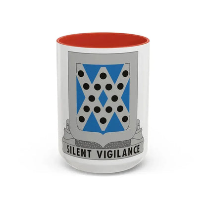 524 Military Intelligence Battalion (U.S. Army) Accent Coffee Mug 15oz Red - Go Mug Yourself