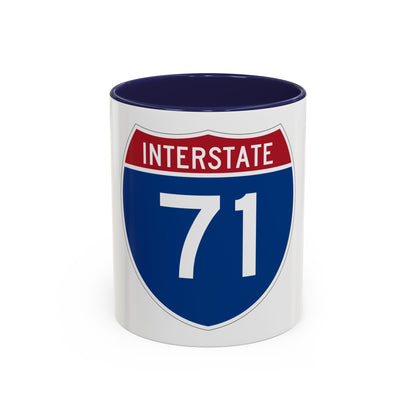 Interstate 71 (U.S. Highways) Accent Coffee Mug