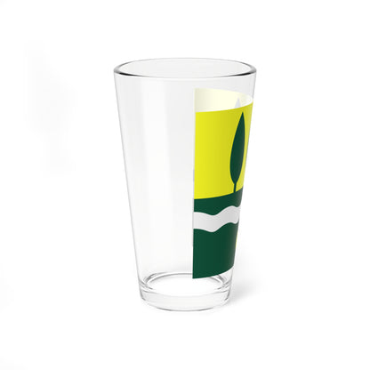 CHE Grunau ZH Flag (Switzerland) Pint Glass 16oz