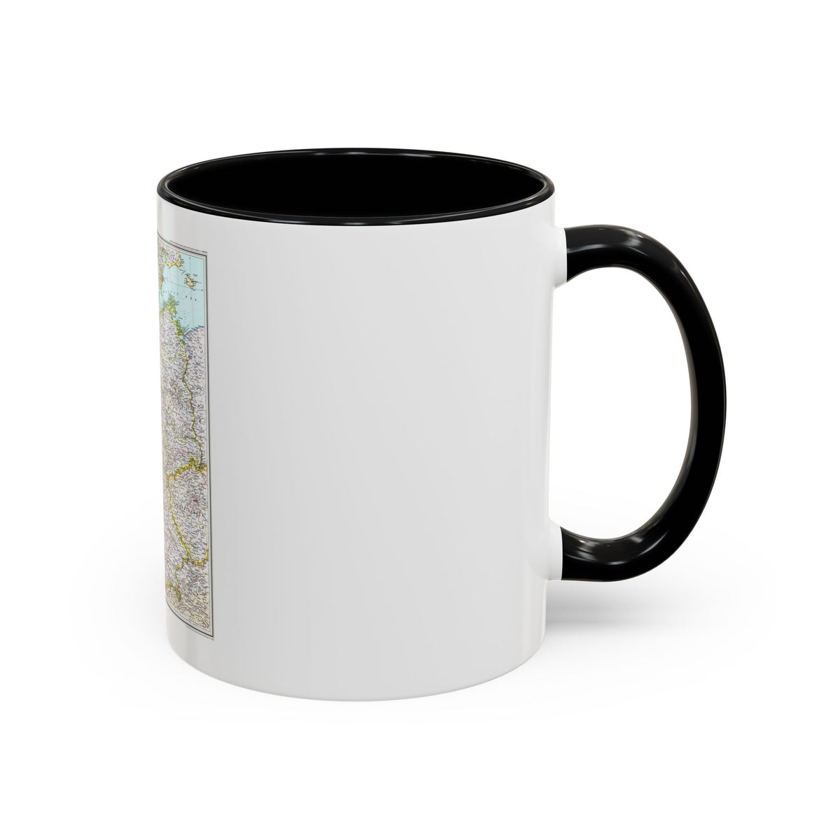 Germany (1991) (Map) Accent Coffee Mug