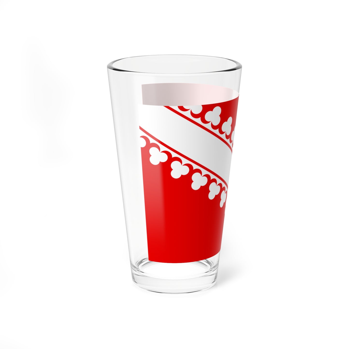 Flag of Basse-Alsace (France) Pint Glass 16oz